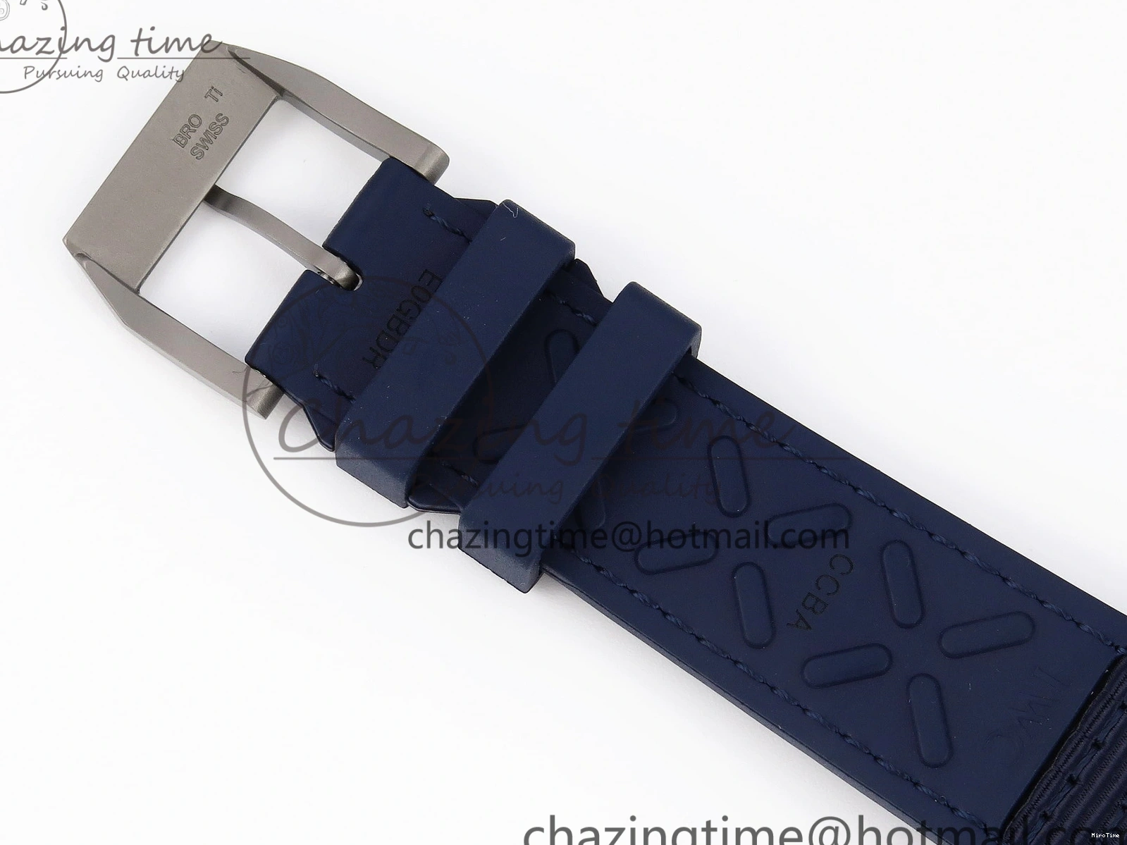 MIROTIME 0418 Original Pilot’s Watch Laureus Blue Ceramic IW328101 ZF 1:1 Best Edition on Blue Nylon Strap A 7027